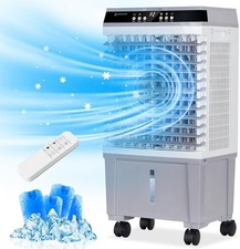 Uthfy Swamp Cooler Air Conditioner Portable Cooling Fan With 5.3 Gallon Water T