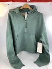 NWT Lululemon Scuba Oversized 1/2 Zip Hoodie seafoam green XL/XXL FREE SHIP M6