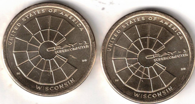 #ad 2026 D amp; P $1 Coin for American Innovation Wisconsin Series 2 Coins $3.95