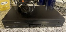 JVC DR-MV80B Dual DVD Recorder/ VCR Video Recorder, Player w/ Remote NOT TESTED