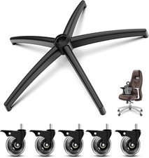 Office Chair Base Replacement 3300 lbs - Heavy Duty Alloy Office Chair Base...