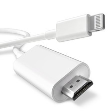 ELITEED Lightning to HDMI Adapter for iPhone to TV, 10FT Cable 1080P Apple Light