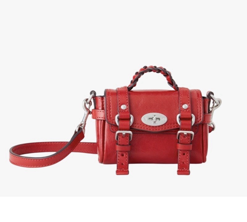 Unused With Packaging and Tags - MULBERRY Micro Alexa (Lancaster Red) 2021