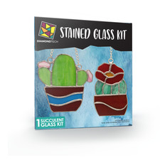 Stained Glass Sun Catcher Succulent Kit