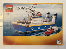 LEGO CREATOR 3 in 1 Transport Ferry (#4997) 100% Complete including all Manuals