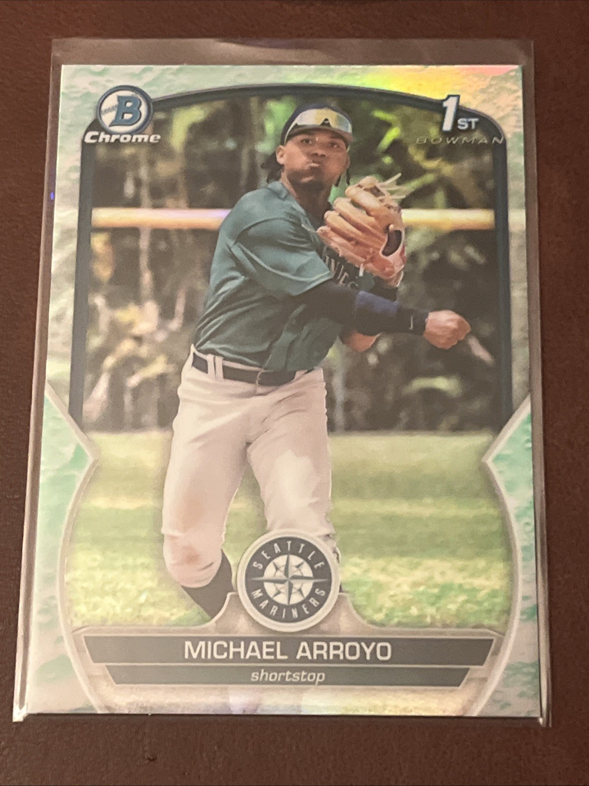 Michael Arroyo 2023 Bowman Chrome Lunar Glow Refractor #BCP-63