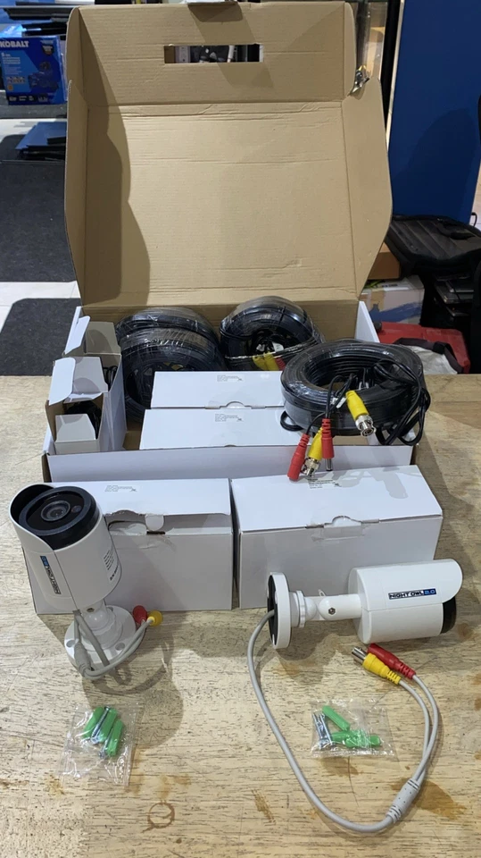 Night Owl 1080P Wired HD Video Security 4 Channel DVR W/ 4 Wired Camera READ - Image 2 of 4