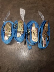Ratchet strap Cargo Strap Set Of 6 Tie Downs 92" Quick Release box van slat wall