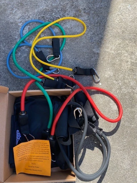 resistance bands/tubes - set 5 - Barely Used