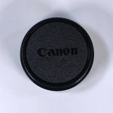 Genuine Canon FD Rear Lens Cap Black Made in Japan ABS Plastic Vintage Accessory