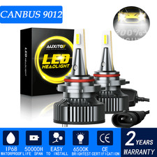 2PCS Mini 9012 HIR2 CANBUS Error Free LED Headlight 72W 16000LM High Low Beam