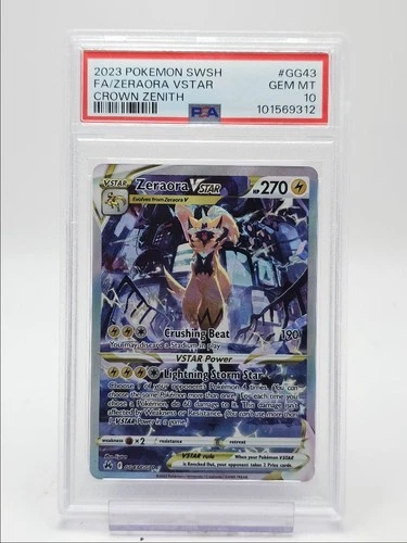 ZERAORA VSTAR 2023 POKEMON SWSH GALARIAN GALLERY RARE GG43/GG70 PSA 10 Q4444