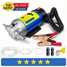 12V 500W Electric Car Oil Extractor Pump For Transfer Fluid Engine Vacuum + Hose