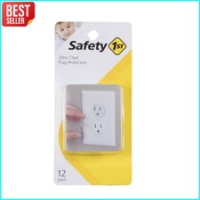 Safety 1st Ultra Clear Plug Protectors 12 Pack Child Proof Outlet Covers