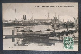 CPA SAINT NAZAIRE LE PORT AU VIEUX BASSIN