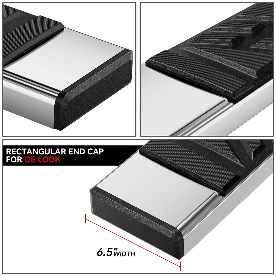 For 94-02 Dodge Ram 1500 2500 3500 Regular Cab 6.5"Running Boards Step Nerf Bar - Imagem 3 de 4