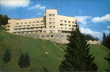 Hotel Alpin Sinaia Romania vintage postcard m614