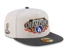 Los Angeles Dodgers 2025 World Series Champions 59FIFTY A-Frame Fitted