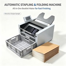 Automatic Booklet Maker 10V Paper Folding Mac...