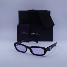 Prada PRB06S 16K40J Black/Violet 53-19-145 Sunglasses New Authentic