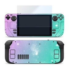 Skin Wrap Decal Cover for Steam Deck, Protective Sticker with HD Glass Screen...