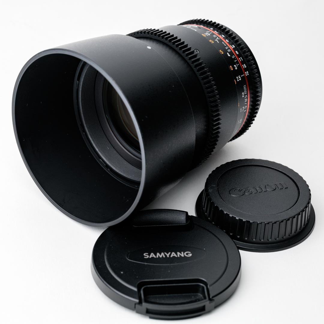 Samyang 85mm T1.5 VDSLR AS IF UMC II Cinema Lens EF Mount Samyang 85mm T1.5 VDSLR AS IF UMC II Cinema Lens EF Mount