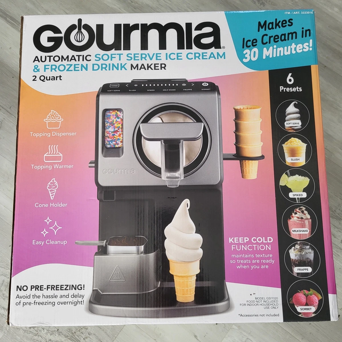 25+ Gourmia Ice Cream & Frozen Yoghurt Makers for sale | Updated
