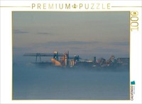 Calvendo Puzzle Luitpoldhafen In The Morning Fog | 1000 Pieces, Finished Size 25