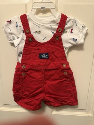 Baby B Gosh Blues Toddler Boys Overalls Romper Outfit 12M Vintage Late 90 s