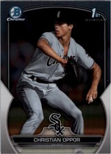 2023 Bowman Chrome Draft #BDC82 Christian Oppor - BB