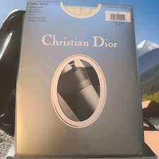 Christian Dior Diorissimo Ultra 1443 Alabaster 10 Med 2 Pr Sheer stockings