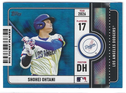 2026 Topps Big Ticket Players #BTP-3 Shohei Ohtani Dodgers