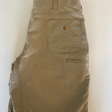 Carhartt tan cotton shorts size 44 relaxed fit