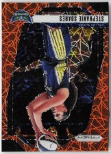 2024 Panini Prizm WNBA #47 Stephanie Soares Orange Velocity Prizms