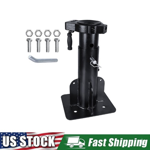 Adjustable 17-23" Fifth 5th Wheel To Gooseneck Adapter Hitch 2-5/16"Ball 30000LB