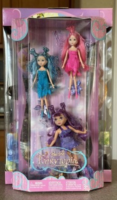 Mattel Barbie Fairytopia Wingdom Pixie Fairies & Gold Sprite  4-Pack *New* 2005