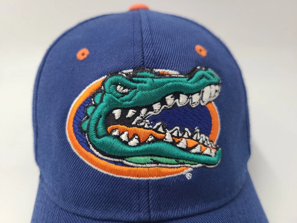 University of Florida Gators Zephyr Fitted 7 1/4 Hat Cap Wool Blend NCAA Blue - Image 4 of 4