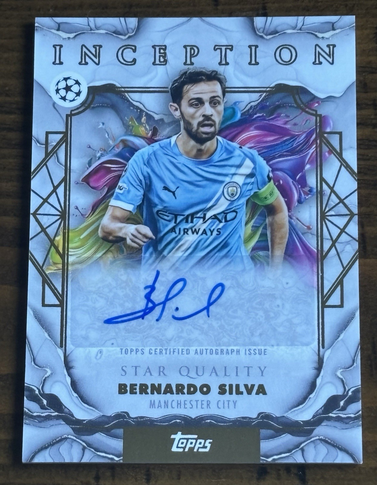 Bernardo Silva - 2026 Topps Inception UEFA - Star Quality Manchester City Auto