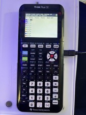 Texas Instruments TI-84 Plus CE Graphing CalculatoR W Power Cord - Works 