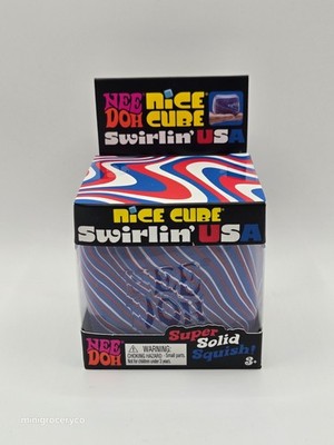 NeeDoh Nice Cube --Swirlin' USA-- Limited Edition Cube Authentic