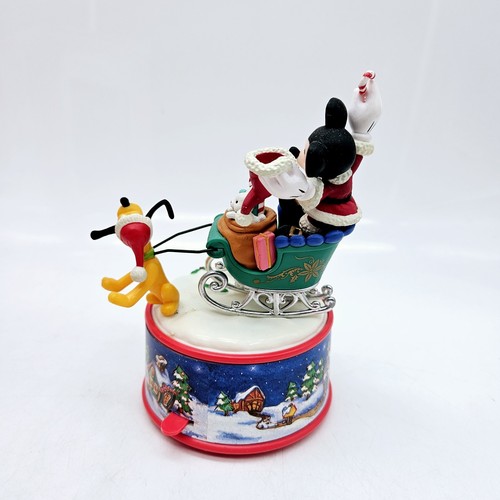 Enesco Disney Santa’s Secret Helpers Figur Mickey Mouse Pluto funktionstüchtig in Box - Bild 5 von 10