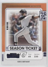 2021 Panini Contenders Season Ticket Blue Kris Bryant #75 0l0m