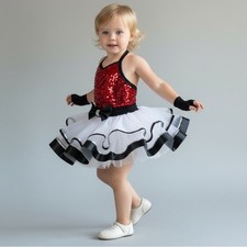Girls dance tutu / flower girl dress / Christmas dress size extra small child