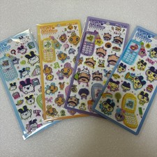 Tamagotchi 3D Sticker Lot 4 Sheets Set Japan Kawaii Cute Retro Heisei