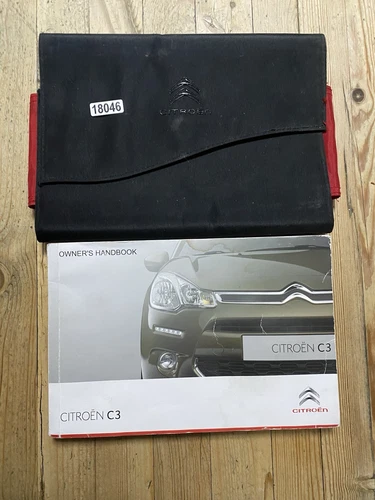 08-13 CITROEN C3 OWNERS HANDBOOK MANUAL & WALLET PRINT 2012 Ref18046