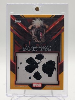 PEGGY DOGPOOL 2025 TOPPS CHROME DEADPOOL PAWTOGRAPH GOLD AUTO /50 #TC D Q6271