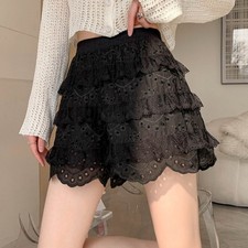 Summer Lady Floral Lace Under Shorts JK Safety Hot Pants Japanese Lolita Sweet