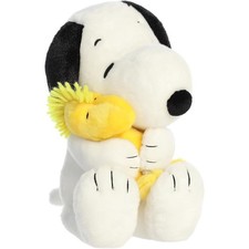 Aurora Peanuts Big Hugs Snoopy Woodstock Stuffed Animal - 12-Inch Plush