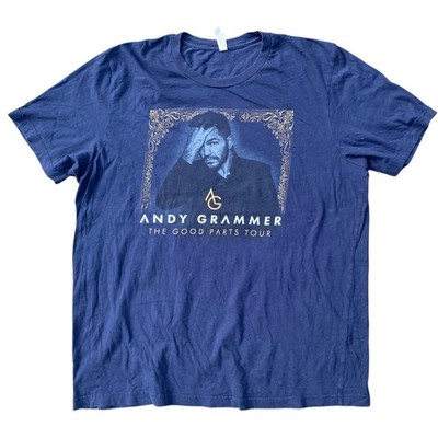 Canvas T-Shirt Sänger Andy Grammer The Good Parts Tour Jahr 2018 Kollektion 2XL