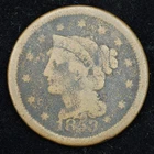 1853 Braided Hair US Large Cent 1C Penny